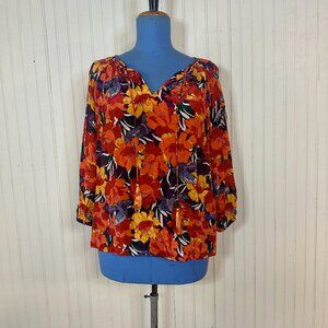 Just Bellina- Floral Set Top NWT